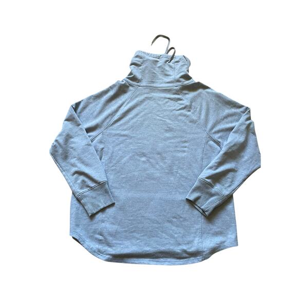 Disney Cowl Neck PullOver Sweatshirt Blue with Mickey Minnie Size XL Retro Print - Picture 2 of 7